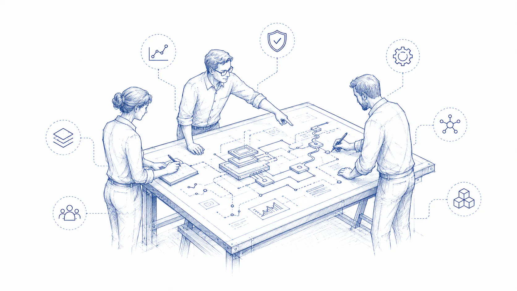 Senior engineering ownership — Intellizu staying alongside a team's systems for the long run.