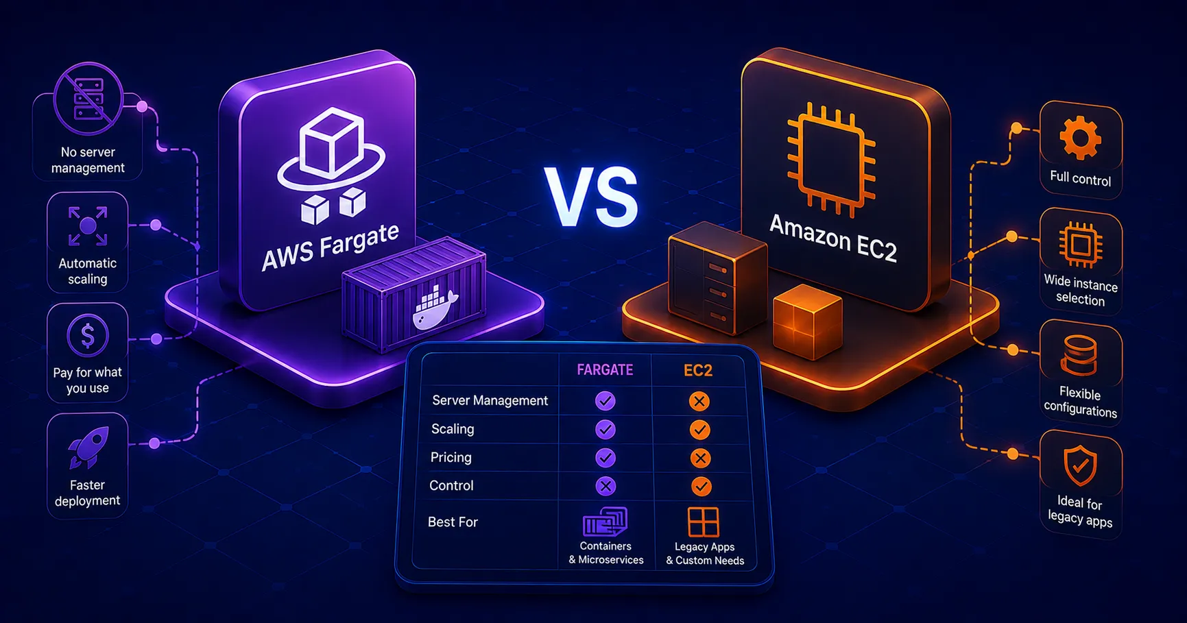 AWS Fargate vs EC2 | When to Go Serverless Containers