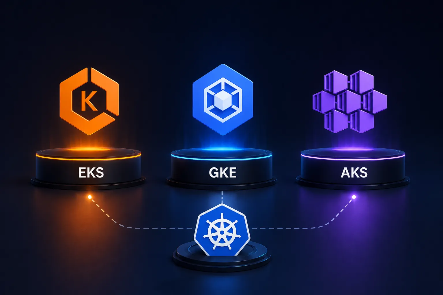 EKS vs GKE vs AKS | Managed Kubernetes Compared Across Cloud Providers