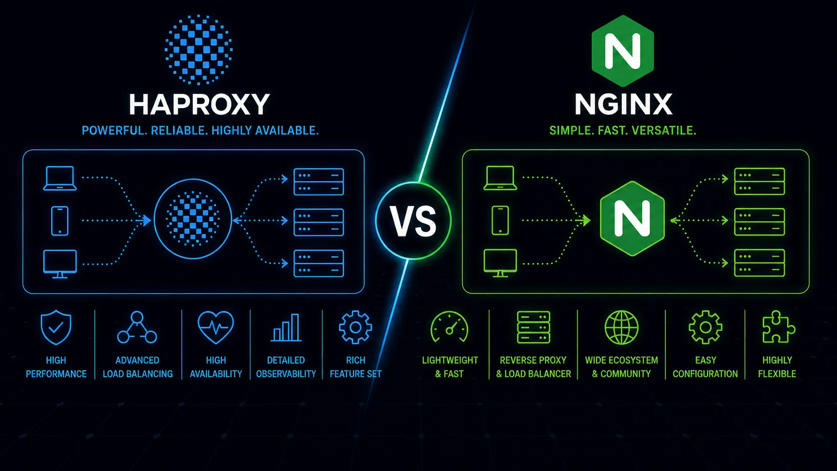 HAProxy vs Nginx | Load Balancer Comparison