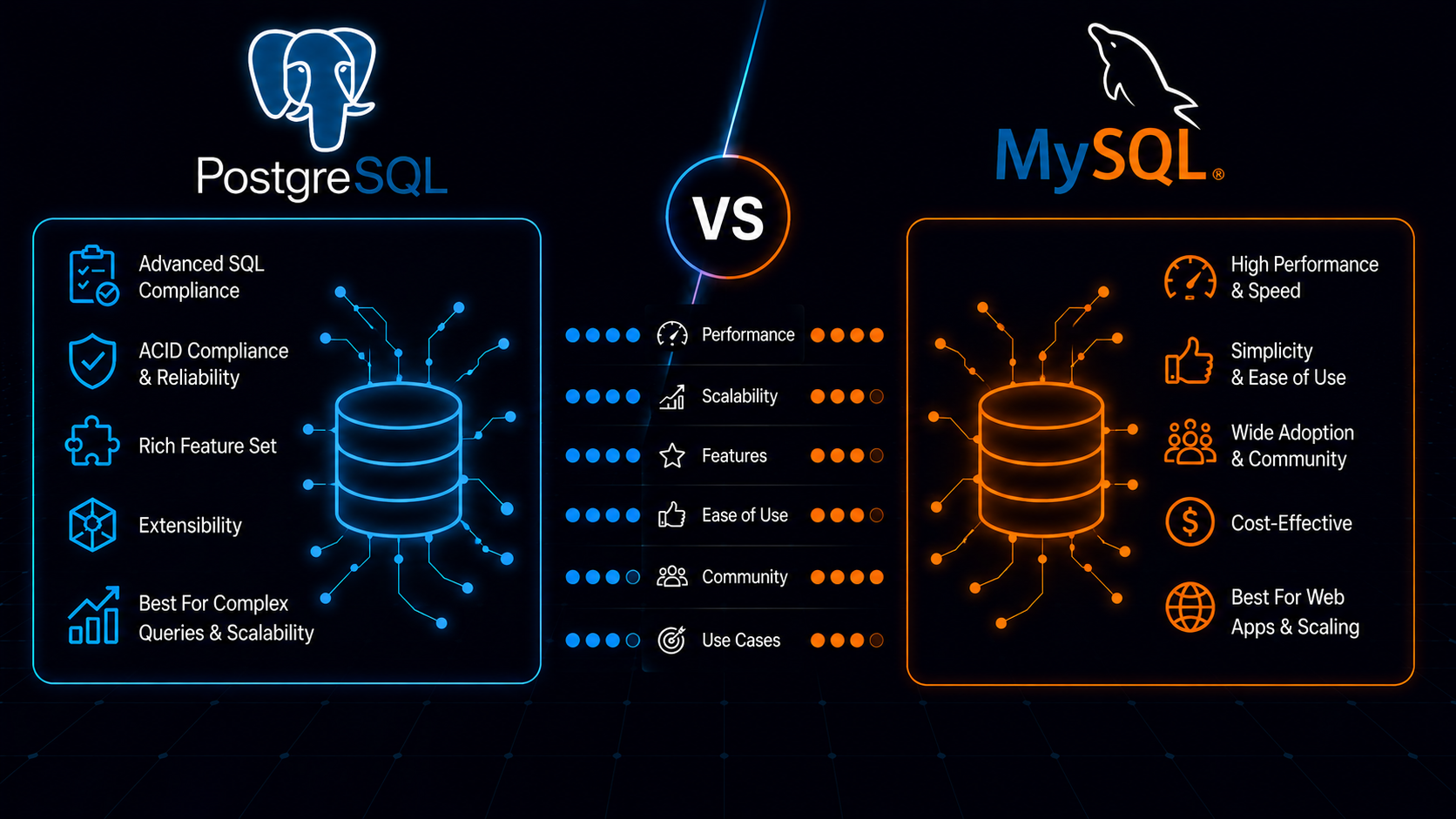 PostgreSQL vs MySQL | Which Database Should You Choose in 2025