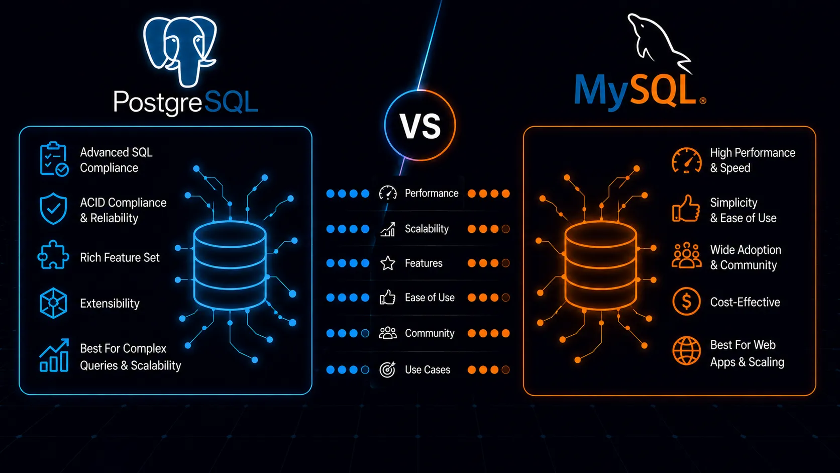 PostgreSQL vs MySQL: Making the Right Choice