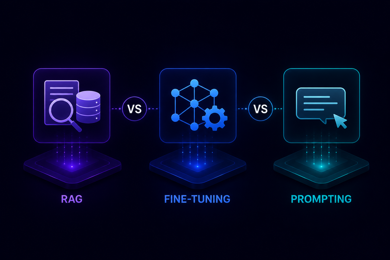 RAG vs Fine-Tuning vs Prompting: How to Add AI to Your App