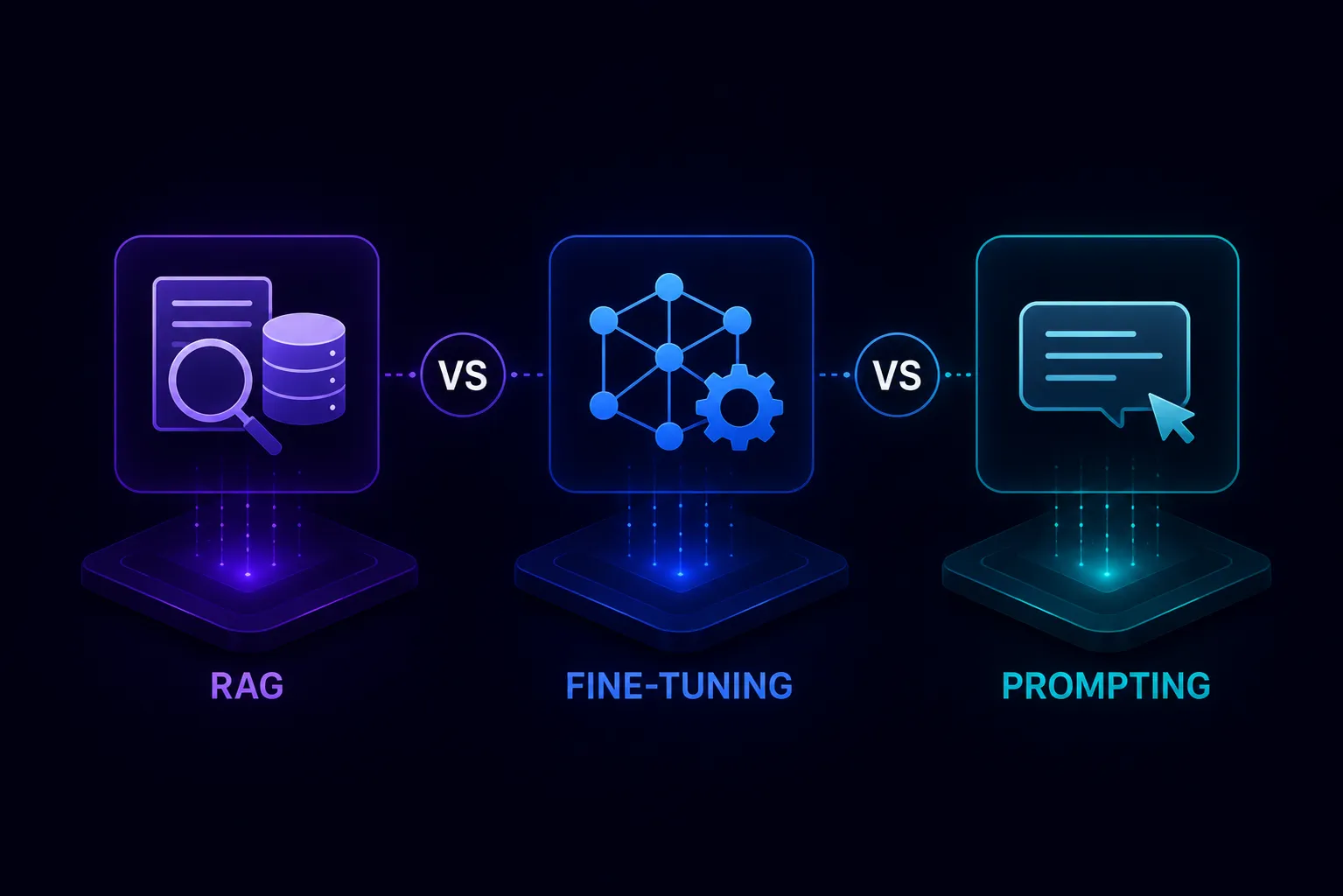 RAG vs Fine-Tuning vs Prompting