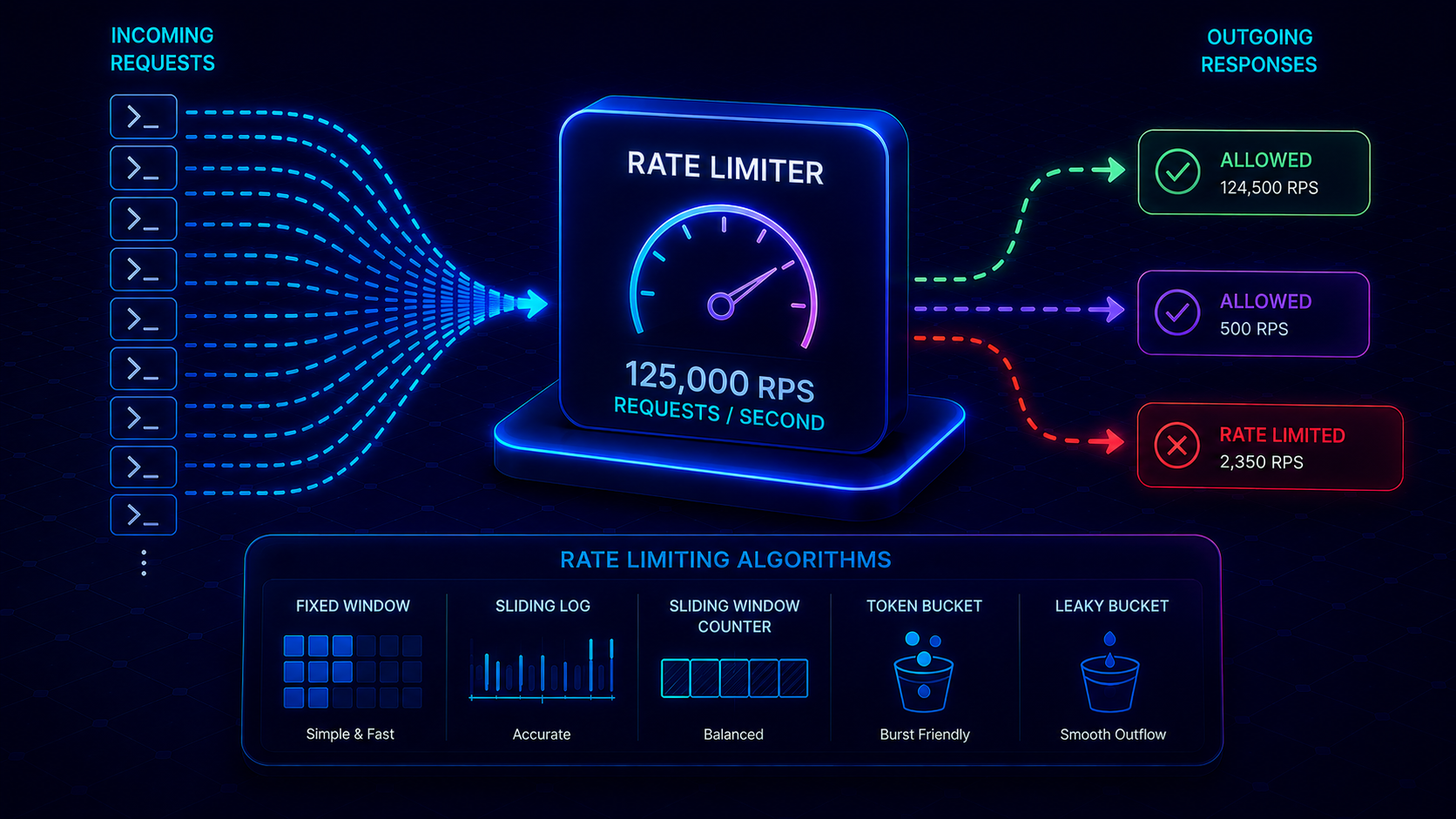 Rate Limiting: Algorithms and Implementation