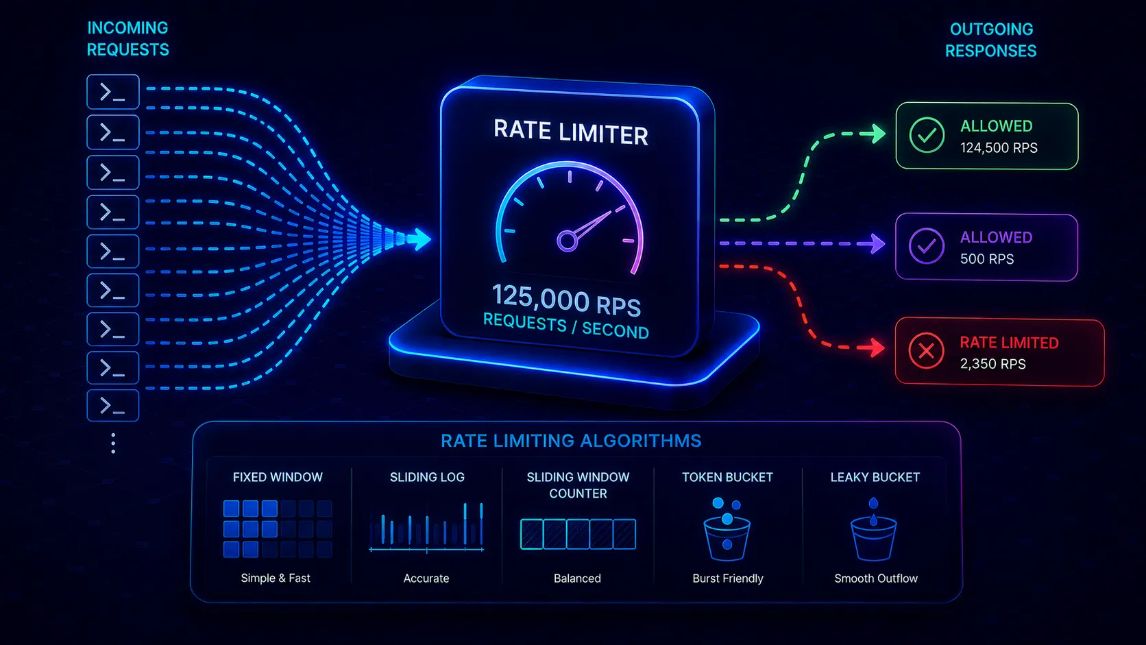 Rate Limiting: Algorithms and Implementation