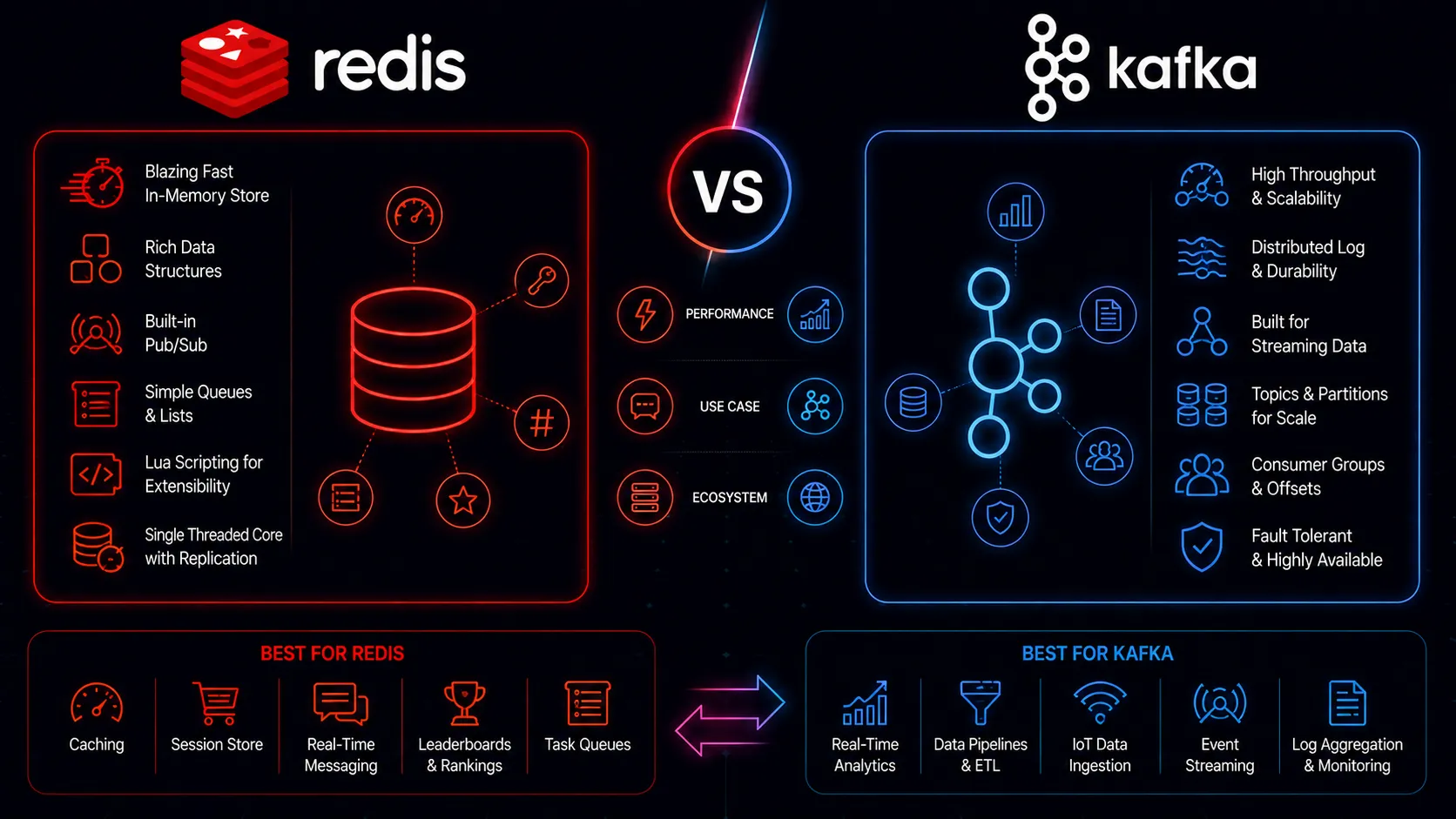 Redis vs Kafka for Real-Time Data | Streams, Pub/Sub, and Queues