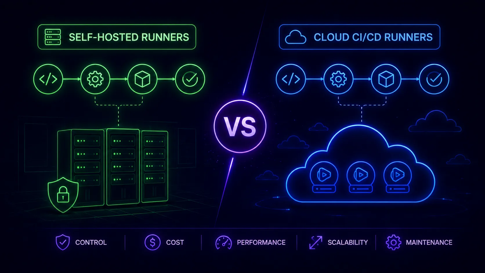 Self-Hosted vs Cloud CI/CD Runners: When to Self-Host